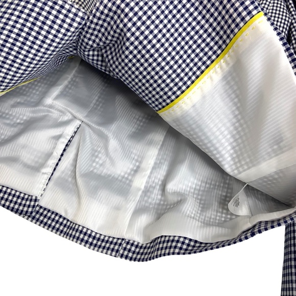 Talbots Blue Gingham 3 Button Blazer - Picture 4 of 6